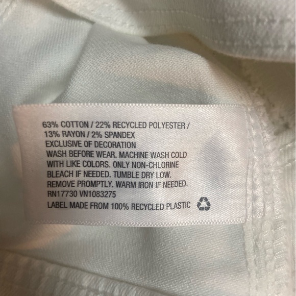 Cat & Jack Evil Eye Sz Youth XL 14/16 White Girls Denim Jacket - Picture 6 of 7